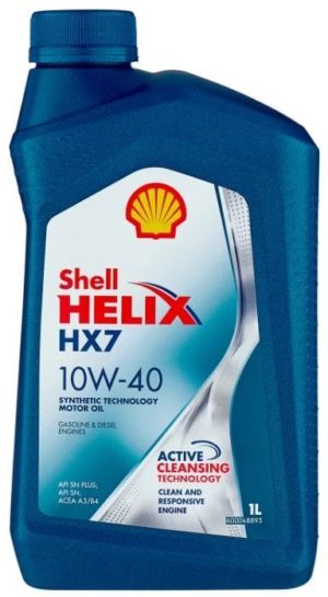 Масло SHELL HELIX HX7 10W/40 1л, шт